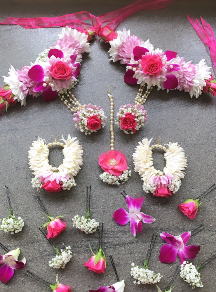 Fresh Flower Bridal Set (21)