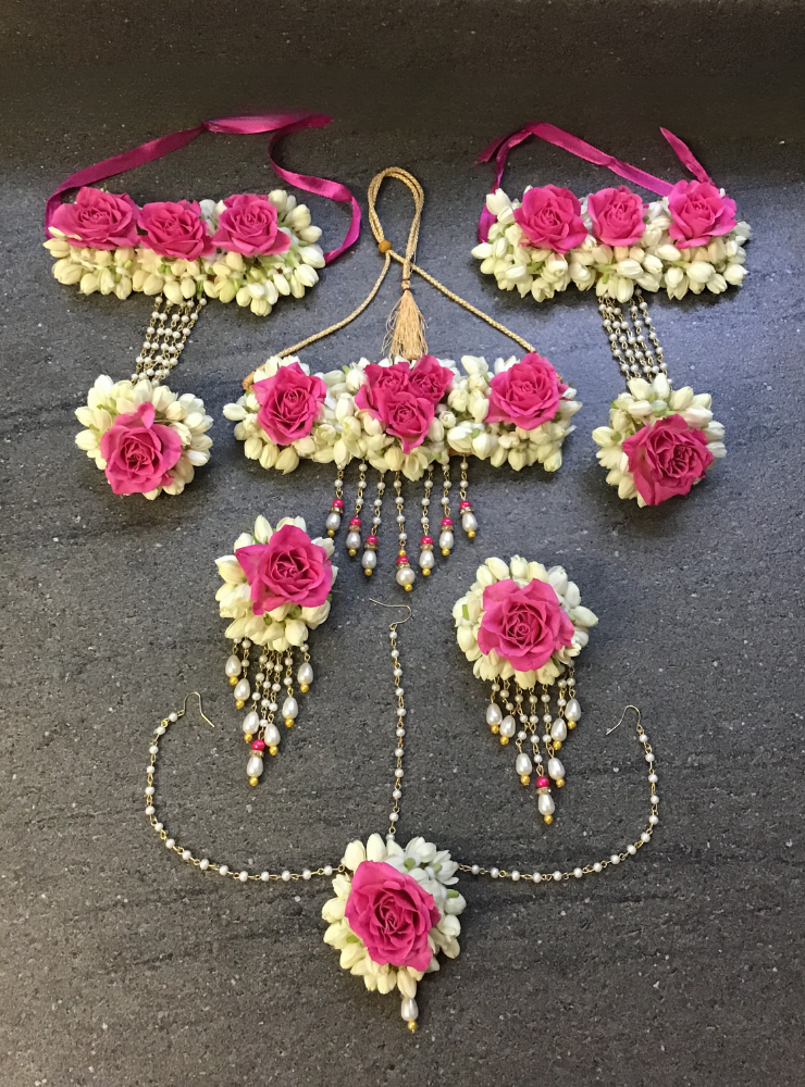 Fresh Flower Bridal Set (38)